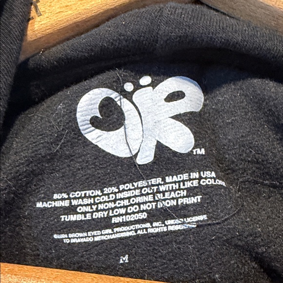 Olivia Rodrigo Guts World Tour Black Hoodie - Picture 4 of 6